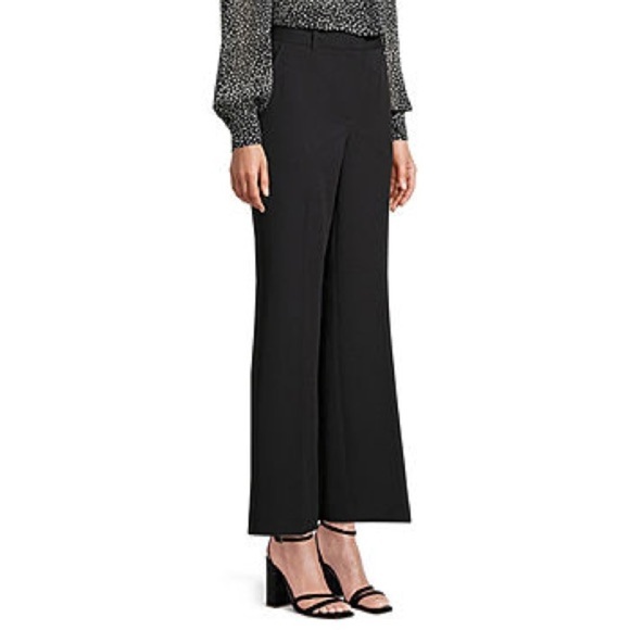 NWT Worthington Wide Leg Black Trousers Size 14 - Picture 1 of 10